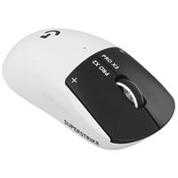 עכבר גיימינג אלחוטי Logitech PRO X2 Superstrike Lightspeed לבן/שחור