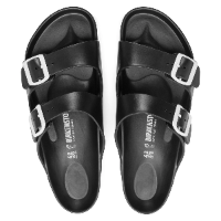 בירקנשטוק כפכפי גברים BIRKENSTOCK ARIZONA EVA JET BLACK WHITE BUCKLE שחור