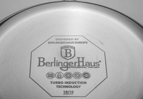 סיר סוטאז׳ מבית Berlinger Haus Eternal BH‑8515 28 ס״מ עם לוגו איכותי על הציפוי