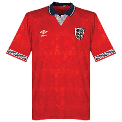 חולצת משחק רטרו אנגליה חוץ 1990