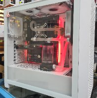 🟢 מחשב גיימינג קירור מים קאסטום 🟡 I7-7700 🟢  16GB DDR4 🟡 500GB HDD ➕ 500GB SSD 🟢  GTX1650 4GB
