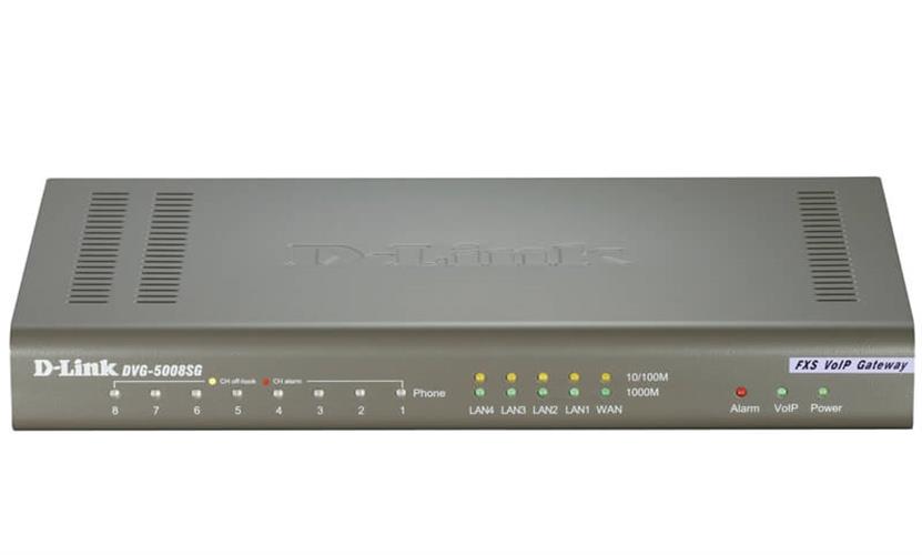 VOIP Station Gateway 8 Port (8X FXP + 4X Gigabit Lan)