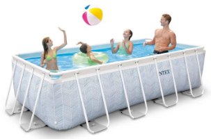 בריכת אולטרה עמודים מלבנית (400X200X100 סמ) 26780 מבית INTEX