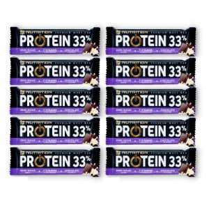 חטיפי חלבון פרוטאין 33%,  מארז 10 יחידות |  GO ON PROTEIN 33% Protein Bar
