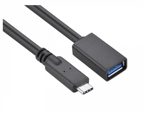 כבל USB-C זכר ל USD3.1-A נקבה 0.2