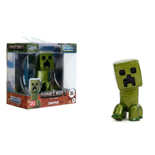 מיינקראפט סרט - דמות קריפר במארז - MINECRAFT MOVIE JADA METALFIGS CREEPER