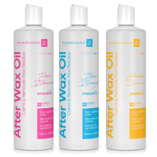 שמן להרגעת העור וניקוי לאחר שעווה 1000ML PHARMAX פארמקס