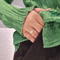 טבעת זהב זרקונים