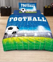 סט מלא יחיד או מיטה וחצי דגם  כדורגל