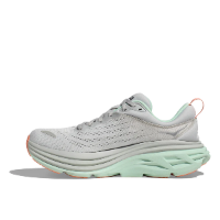 HOKA Bondi 8 Wide נעלי ספורט נשים הוקה בונדי 8 רחבות בצבע אפרפר אקווה | הוקה נשים
