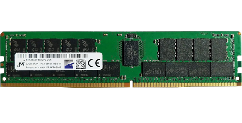 זיכרון לשרת - Micron RDIMM DDR4 2666MT/s ECC 32GB