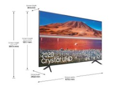 טלוויזיה סמסונג Samsung 50'' Smart TV UE50TU7100