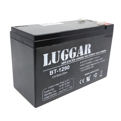 סוללה לאל פסק 12V 9Ah UPS Battery לוגר Luggar