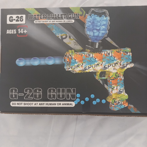 אקדח ג'ל קרפיטי  אוטומט  ומטען   WATER BOMB GUN G-26 - USB