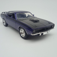 ג'אדה - פינק סליפס  פלימות' -  JADA Pink Slips 1973 Plymouth Barracuda Diecast Vehicl 1:24