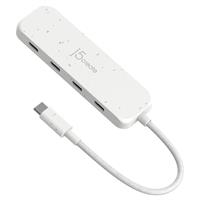 רכזת j5create USB-C 3.2 עם 4 יציאות במהירות 10Gbps