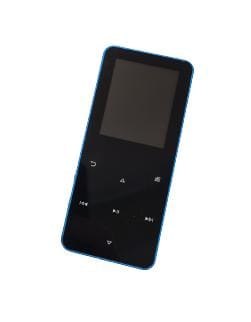 נגן MP3 / MP4 בעברית - זכרון מובנה בנפח 16GB עם רדיו ובלוטוס - כחול