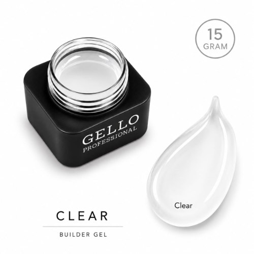 ג'ל בנייה 15 גרם -GELLO|CLEAR