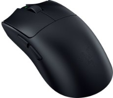 עכבר גיימינג אלחוטי Razer Viper V3 Pro SE – עכבר שחור עם גלגלת וכפתורי צד על רקע לבן
