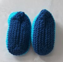 נעלי בובה סרוגות לתינוקות בגיל 6-18 חודשים