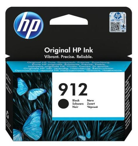 ראש דיו שחור מקורי HP Original Ink 912  3YL80AE