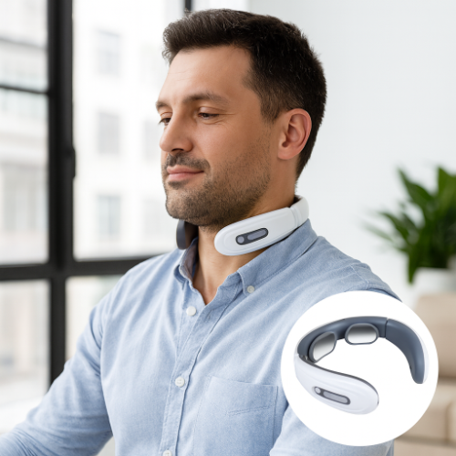 NeckRelief Pro – עיסוי חכם להקלה מיידית בצוואר