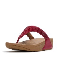לולו טו פוסט קריסטל צבע בורדו פיטפלופ FITFLOP
