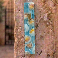 מזוזה עם צדפים בגודל 20 ס"מ