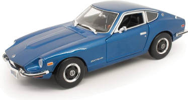 דגם מכונית דאטסון  כחולה - Maisto 1971 DATSUN 240 Z