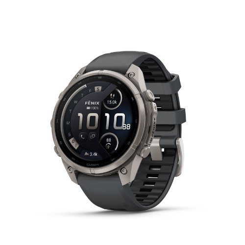 שעון חכם גרמין פניקס 9 Garmin Fenix 9 Pro inReach 51mm Titanium – Graphite/Black Silicone