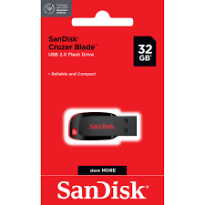 דיסק און קי SanDisk Cruzer Blade 32GB USB 2.0 – אחסון מהיר ונייד
