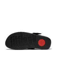 כפכף לולו שחור עם אבזם פיטפלופ FITFLOP