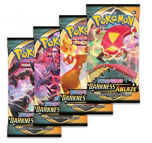 Pokemon TCG: SWSH Darkness Ablaze Booster Pack קלפי פוקימון מקוריים חבילת בוסטר דרקנס אבלז