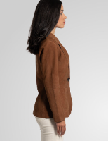Bod & Christensen – NOIAN Suede Blazer (Tobacco) מעיל עור הפוך
