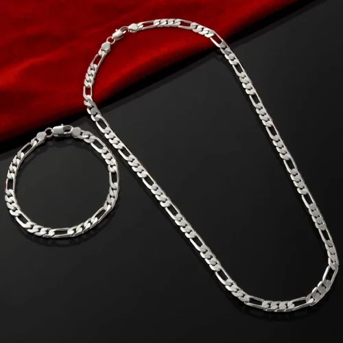 סט Luxe שרשרת וצמיד לגבר