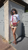 Cross Body דגם FENNA JABALI קטן רצועה מתכווננת | 19x6x16 cm