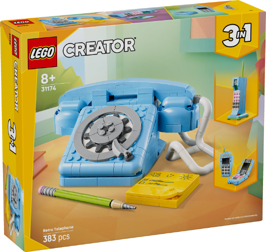 לגו קריאטור - טלפון בסגנון רטרו - LEGO Creator Retro Telephone 31174