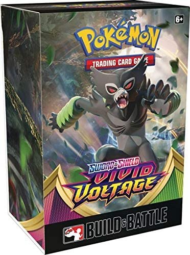 קלפי פוקימון 2020 Pokemon TCG Sword & Shield Vivid Voltage Build & Battle Box