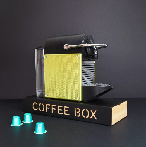 ארגונית מגירה לקפסולות קפה Coffee Box – שחור - מארז לא מושלם