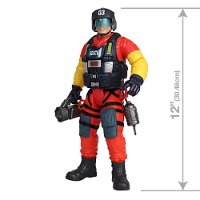 דמות איש הצלה צנחן גודל 30 ס''מ - RESCUE FORCE