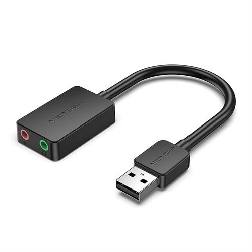 Vention CDYB0 USB-A to 3.5 Headphones + Mic Adapter