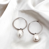 Topy Earrings Silver