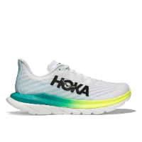 HOKA MACH 5 WIDE - נעלי ספורט גברים הוקה מאכ 5 רחבות בצבע לבן כחול קרח | הוקה | HOKA