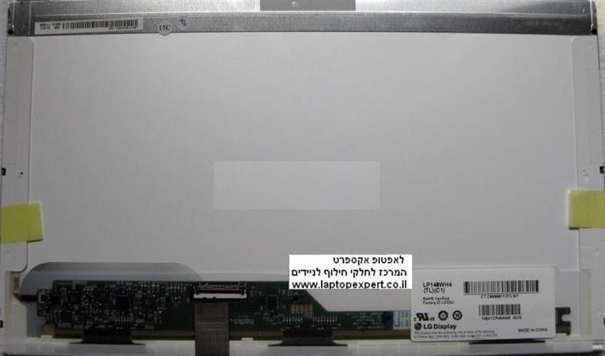 החלפת מסך למחשב נייד LP140WH4-TLC1 Widescreen Led WXGA HD 1366*768 40pin Original