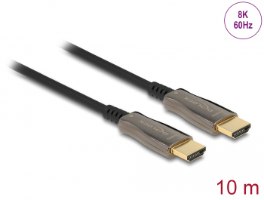 כבל מסך אקטיבי Delock Active Optical Cable HDMI 8K 60 Hz 10 m