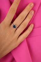 טבעת FLORIDA כחולה