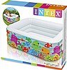בריכה מתנפחת מרובעת דגם אקווריום INTEX 57471