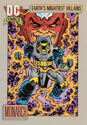 קלף בודד די.סי קומיקס DC Comics - Monarch's Space Station - Earth's Mightiest Villains - 100