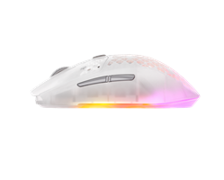 עכבר גיימינג אלחוטי SteelSeries Aerox 3 WL Gen 2 Ghost Edition לבן