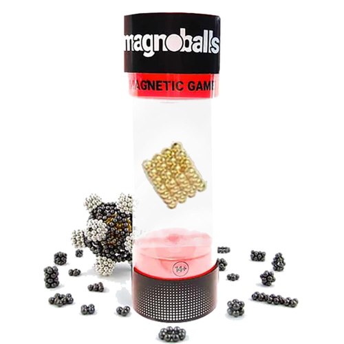 64 כדורים מגנטים זהב - Magnoballs